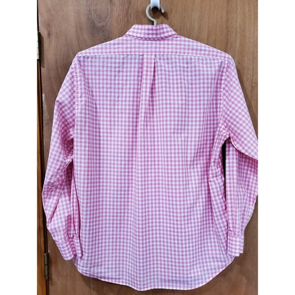 VINEYARD VINES SLIM FIT TUCKER SHIRT BUTTON DOWN PINK GINGHAM MEN XL - Picture 5 of 12